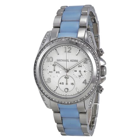 cheap silver michael kors watch|michael kors blair watch silver.